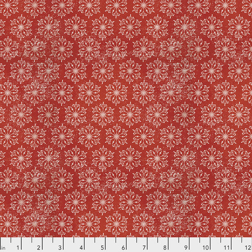 FS Yuletide Snowflakes Red