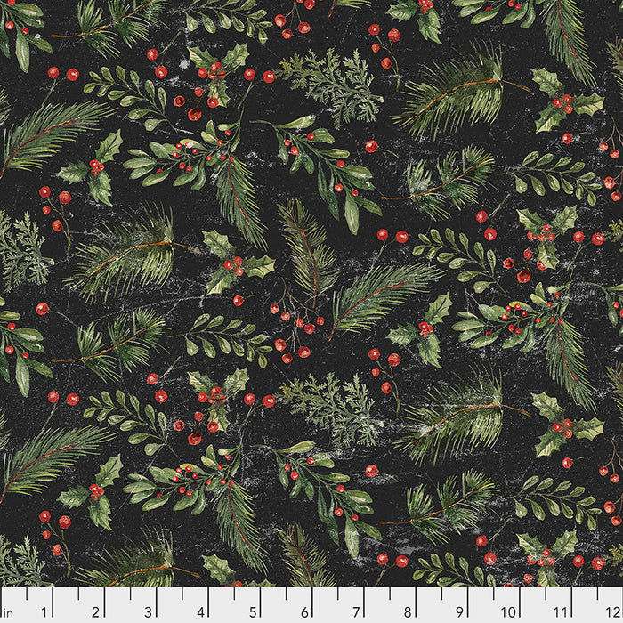 FS Yuletide Festive Greens Black