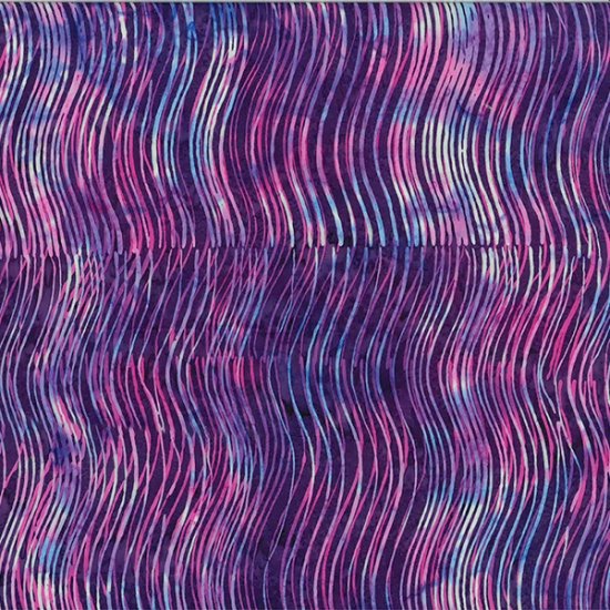HO Bali Batik Wavy Lines-Grape