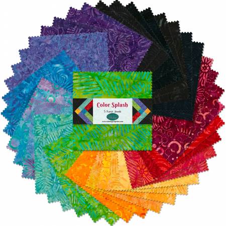 WL Color Splash 5in Squares 42pcs