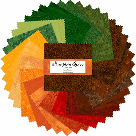 WL 5in Squares Pumpkin Spice 42pcs