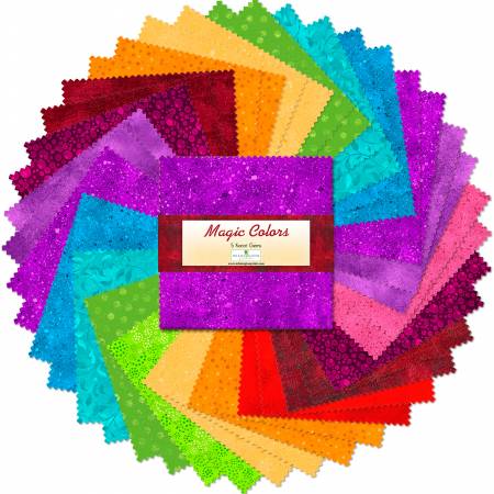 WL 5in Squares Magic Colors 42pcs/bundle