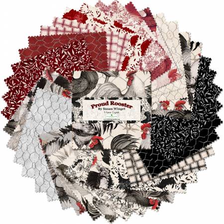 WL Proud Rooster 5" Charm Pack