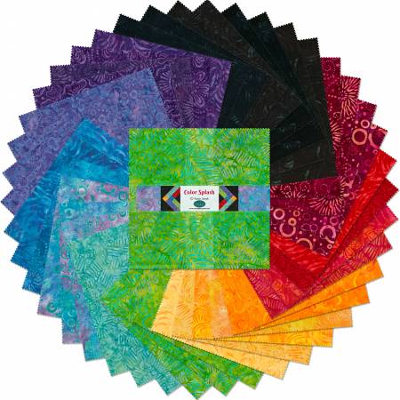 WL Color Splash 10in Squares 42pcs