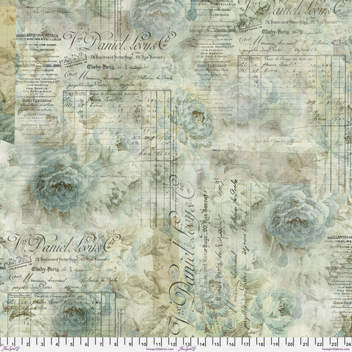 FS  Receipt - Aqua Eclectic Elements Quilt Backs Digital Backing Fabric -