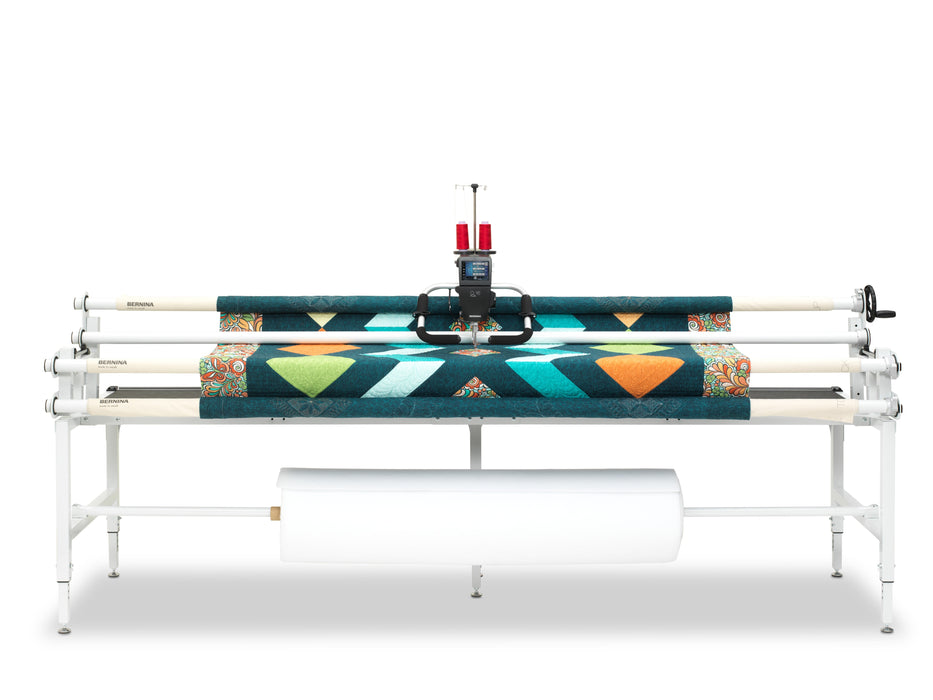 BERNINA Studio Frame, 10-foot, with quilt and batting roll