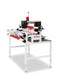 BERNINA Studio Frame, 5-foot, angled with quilt loaded