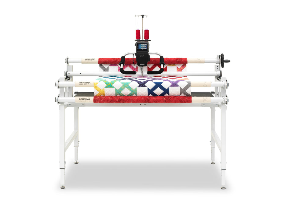 BERNINA Studio Frame, 5-foot, front view with quilt loaded