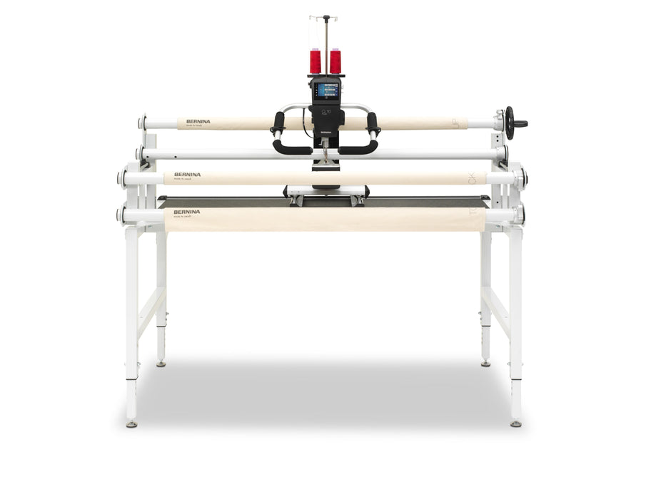 BERNINA Studio Frame, 5-foot, front view with machine and leaders (machine sold separately)