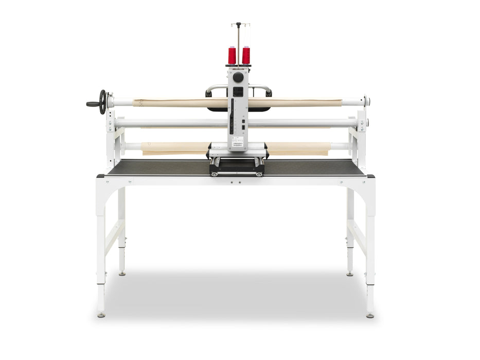 BERNINA Studio Frame, 5-foot, rear view with machine and leaders (machine sold separately)