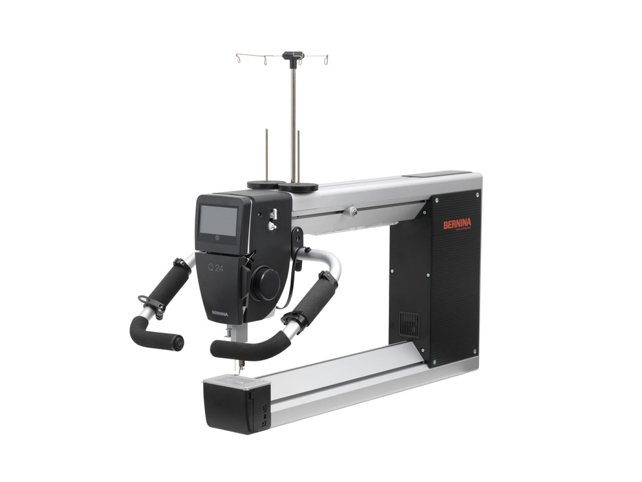 BERNINA Q 24 longarm machine head, front right with handles