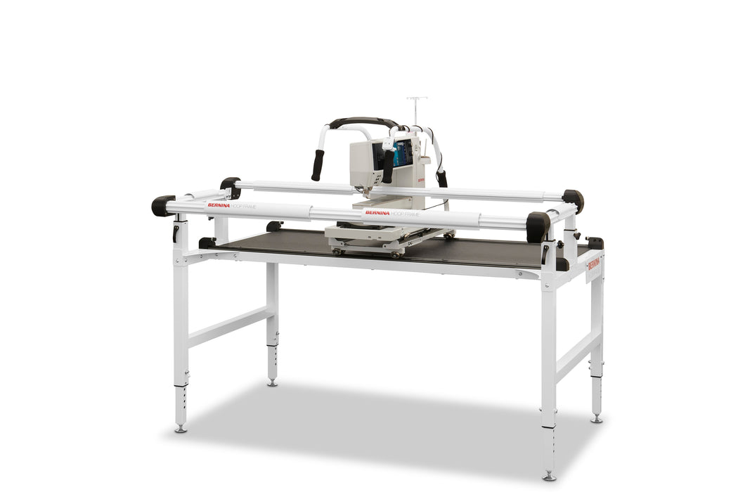 BERNINA Hoop Frame, angled view with Q Series machine (machine sold separately)