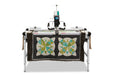 BERNINA Hoop Frame with a quilt loaded and Q Series machine in use (machine sold separately)
