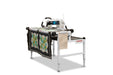 BERNINA Hoop Frame with a domestic machine, angled view