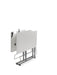 Adjustable Foldable Table, folded closed