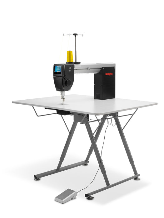 BERNINA Q 20 on the Foldable Table, angled view