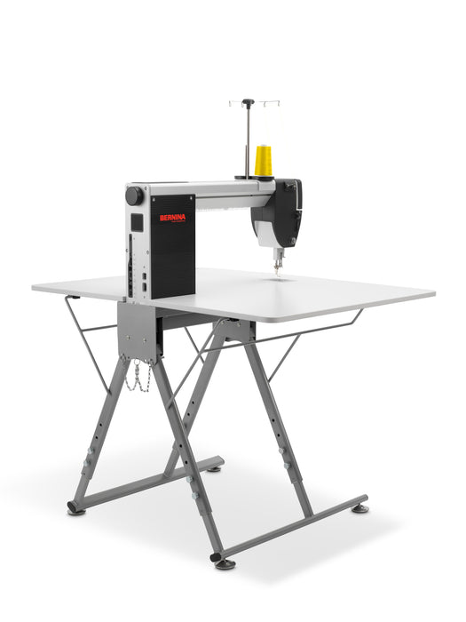 BERNINA Q 20 on the Foldable Table, angled rear view