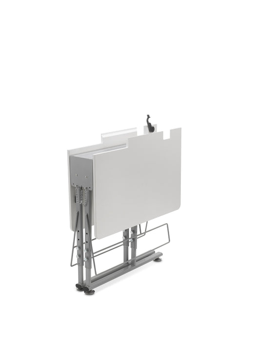 BERNINA Foldable Table folded for storage, rear view