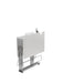 BERNINA Foldable Table folded for storage, rear view