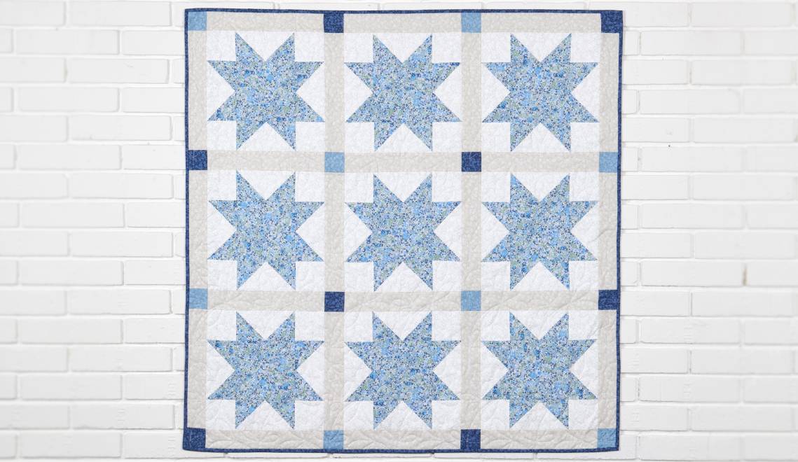 Quilt sampler sewn on the BERNINA 495 Liberty Edition