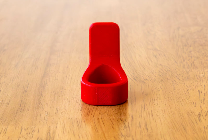 Stick On Scissor Holder - Red