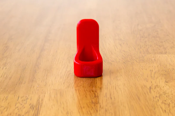 Stick On Scissor Holder - Red