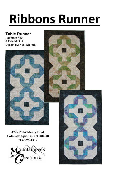 Ribbons Runner quilt pattern