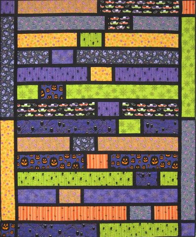 Road quilt pattern