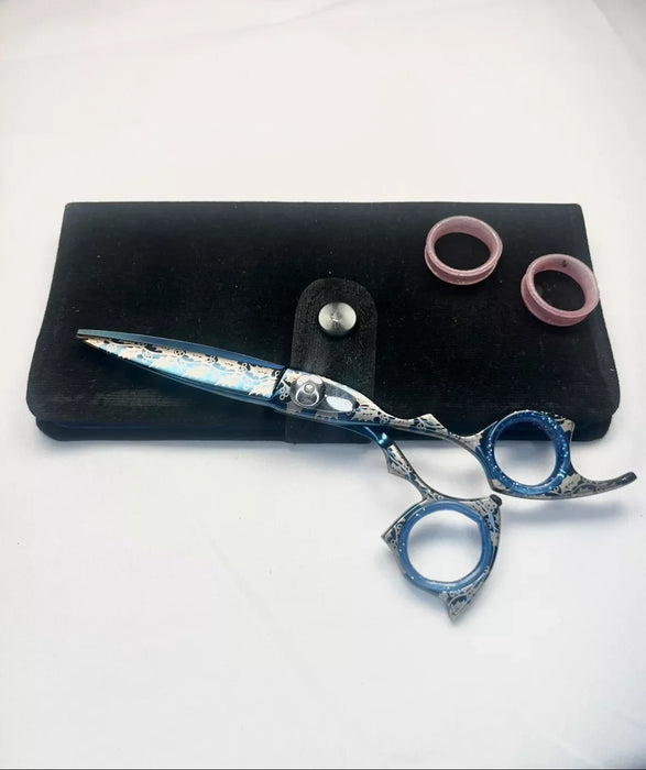 Blue Floral Shear