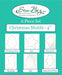High Shank Sew Biz 6pc Christmas Motif Template Set