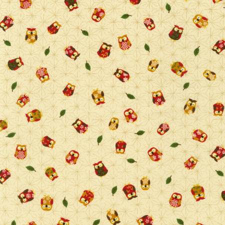RK Sevenberry: Kasuri 83033D2 2 Owls Natural