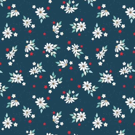 RB Sweet Freedom Summer Flowers Oxford Sparkle Patriotic