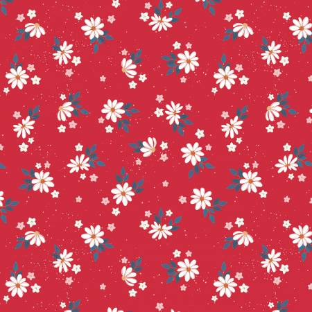 RB Sweet Freedom Summer Flowers Red Sparkle Patriotic