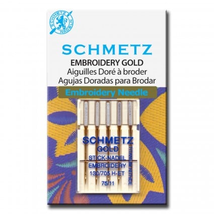 Schmetz Gold Embroidery Needles