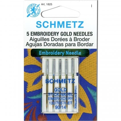 Schmetz Gold  Embroidery 14/90