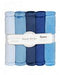 Solid Cuddle Strips 10 in x 60in 5 pk Denim