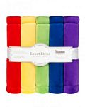 Solid Cuddle Strips 10 in x 60in 5 pk Rainbow