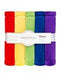 Solid Cuddle Strips 10 in x 60in 5 pk Rainbow