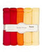 Solid Cuddle Strips 10 in x 60in 5 pk Sunset