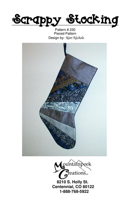 Scrappy Stocking quilt pattern