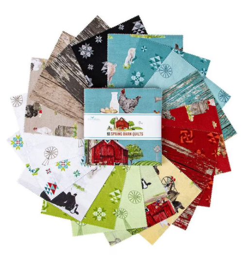 RB Spring Barn Quilts 10in Squares 42pcs/bundle