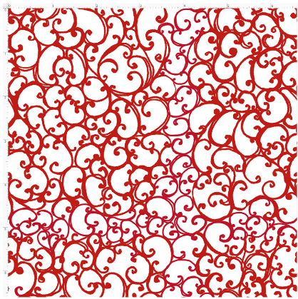 LO Scrollie White/Red