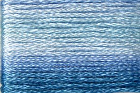 Cosmo Seasons Variegated Embroidery Floss Blues