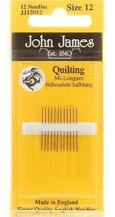 John James Quilting Needle Size 12 12ct