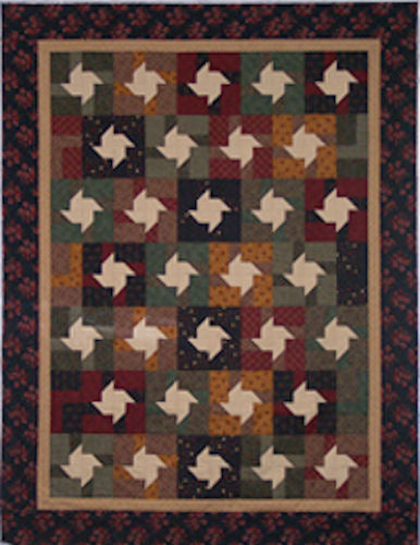 Spinning Fractions quilt pattern