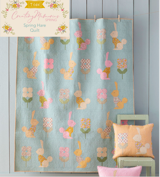 Spring Hare Quilt Kit-Tilda