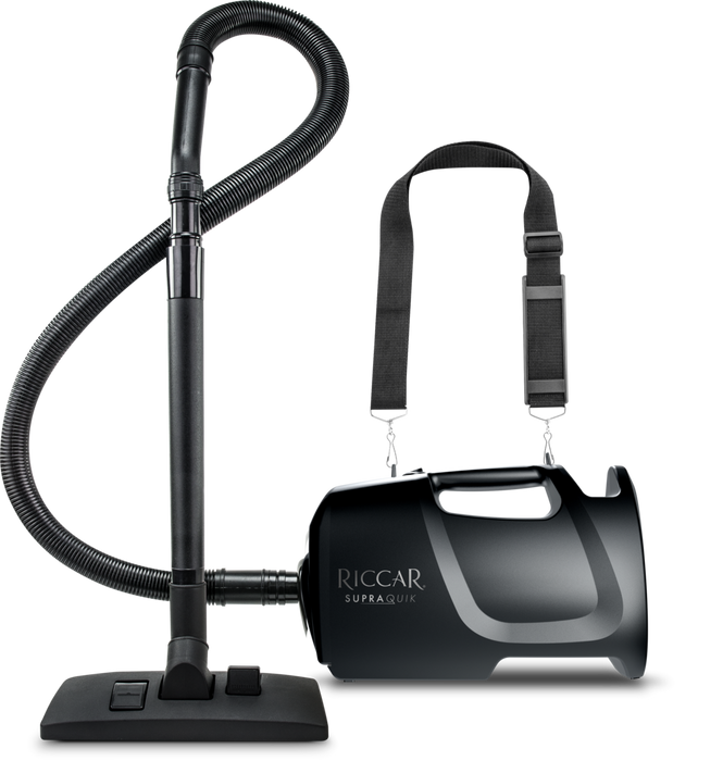 Riccar SupraQuik Portable Canister Vacuum with Shoulder Strap