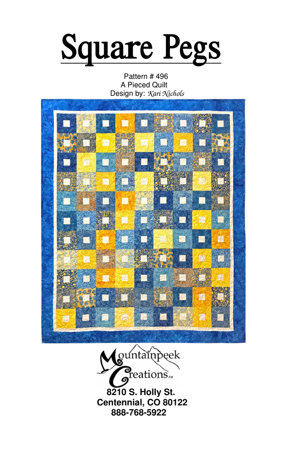 Square Pegs quilt pattern