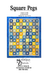 Square Pegs quilt pattern