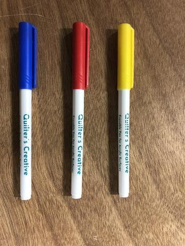 Quilter's Creative Erasable Pen for Acrylic Surphases